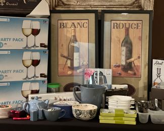 Kitchen Items, Bar Items, New in Box 