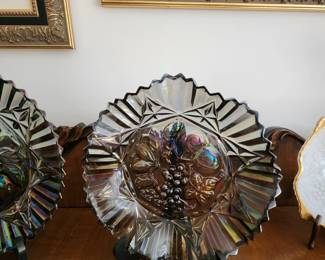 Black Carnival Glass