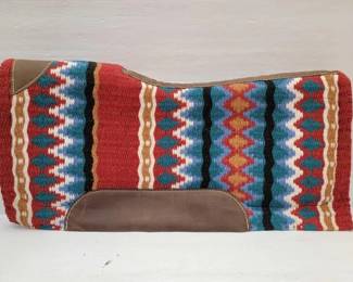 #2236 • Wool Top Navajo Pattern Saddle Pad
