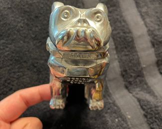 Mack bulldog semi truck ornament