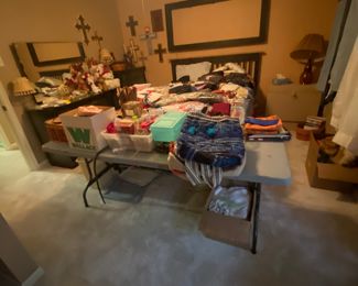 Misc items in main bedroom