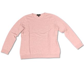Cashmere Charter Club Luxury Soft Pink Long-Sleeve Sweater (XL)