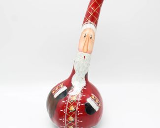 Santa Painted Gourd