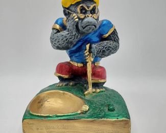 Golfing Gorilla Ashtray