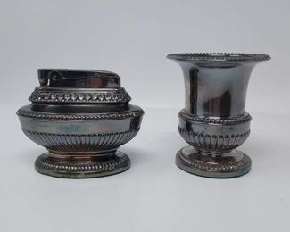 Ronson Queen Anne Table Lighter and Cigarette Holder