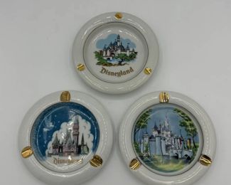 Vintage Disneyland Walt Disney World Ashtray Lot