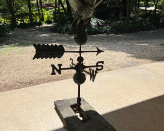 Antique Weather Vane With Eagle