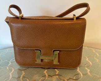 Frizzoni / Hermes Reproduction Leather Handbag