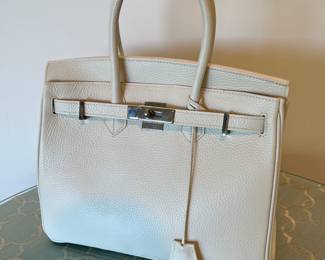 Hermes Reproduction Leather Handbag