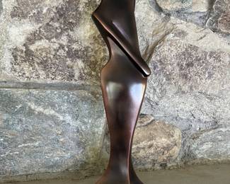 Abstract Copper Statue