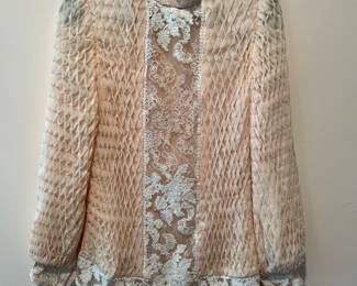 Women's Galanos Texture Top Size S