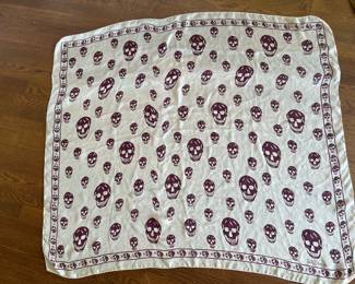 Alexander McQueen Skull Pattern Silk Scarf