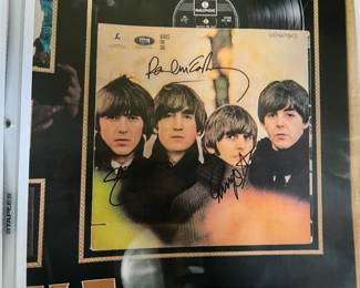 Beetles Memorabilia that is not authenticated. Not on site, will need to set up appointment with client to view and purchase. 
