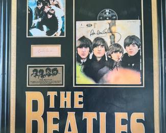Beetles Memorabilia that is not authenticated. Not on site, will need to set up appointment with client to view and purchase. 