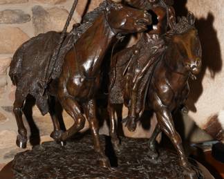 War Pony bronze by Sid Burns