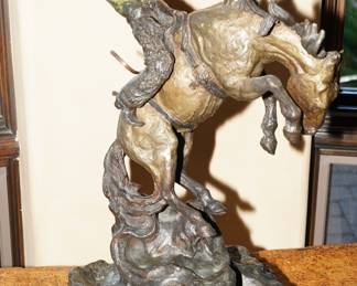 Bucking Bronco bronze by Ralph Crawford #1/12