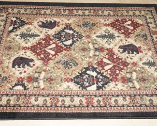 Bear floor rug