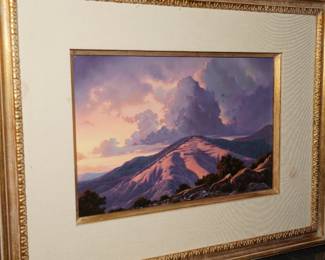 By David DeMatteo, a beautiful mountain painting