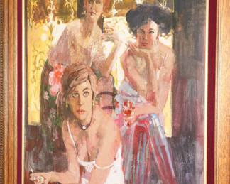 "Three Ladies on the Town" by Boyle