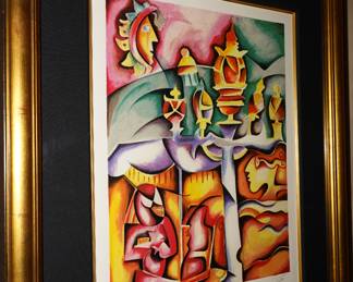 "Restless in Paris" #149/195 by Alexandra Nechita