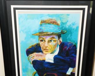 Frank Sinatra lithograph signed & numbered by LeRoy Neiman #11/500