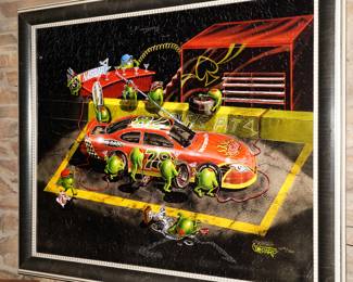 "Nasbar 500" signed and numbered giclee #623/750 by Michael Godard