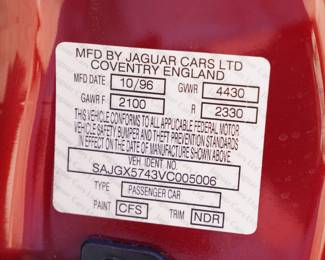 VIN SAJGX5743VC005006