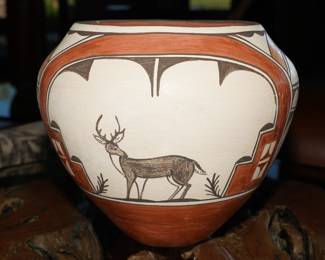 Helen Gachupin pottery vessel-Zia Pueblo.