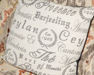 Down throw pillows x 2