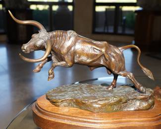 "Headin Out" bronze by Sid Burns