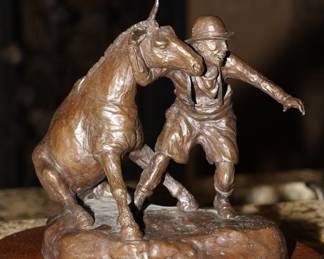 "Sit Down Comic" bronze #1/15 by Gilbreth