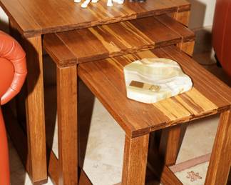 Mesquite nesting tables-set of 3