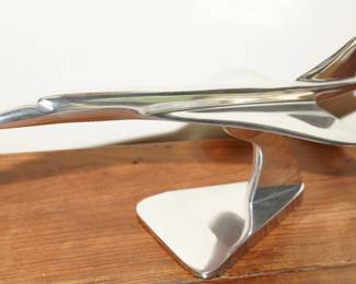 Polished aluminum concorde
