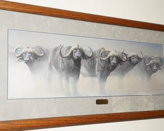 "The Defensive Line" lithograph by John Banovich #259/490