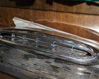 Stainless vintage Ford Thunderbird front bumper assembly