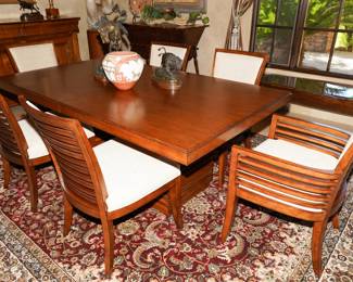 Tommy Bahama dining set with 6 chairs by Lexington