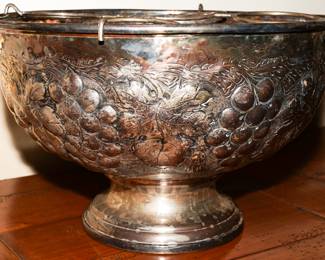 Mid century French silverplated champagne cooler