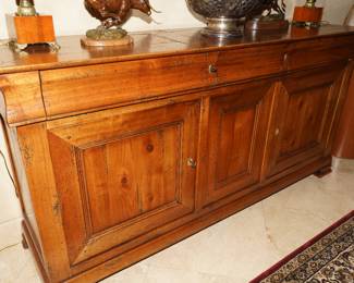 Vintage pine sideboard cabinet