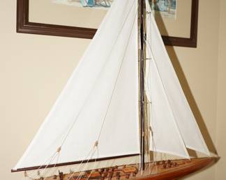 Endeavor model ship