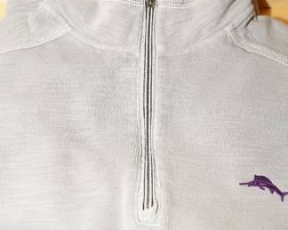 There are several Tommy Bahama shirts, pull overs, and more available for sale. 