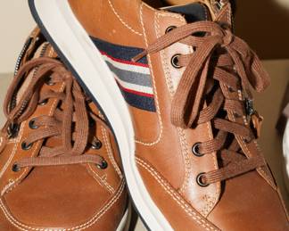 There are several pair of Mephisto leather shoes too