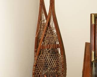 Antique snow shoes