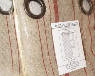 There are several India's Heritage curtain panels available for sale