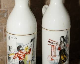 French porcelain cruets