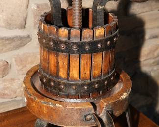 Antique French fruit press