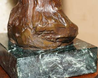 "Indian Chief" title of this bronze