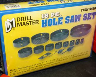 Drill Master 18piece hole saw set