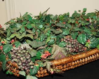 Faux berry centerpiece 