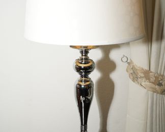 Chrome table lamp