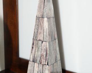 Decorative West Elm pyramid